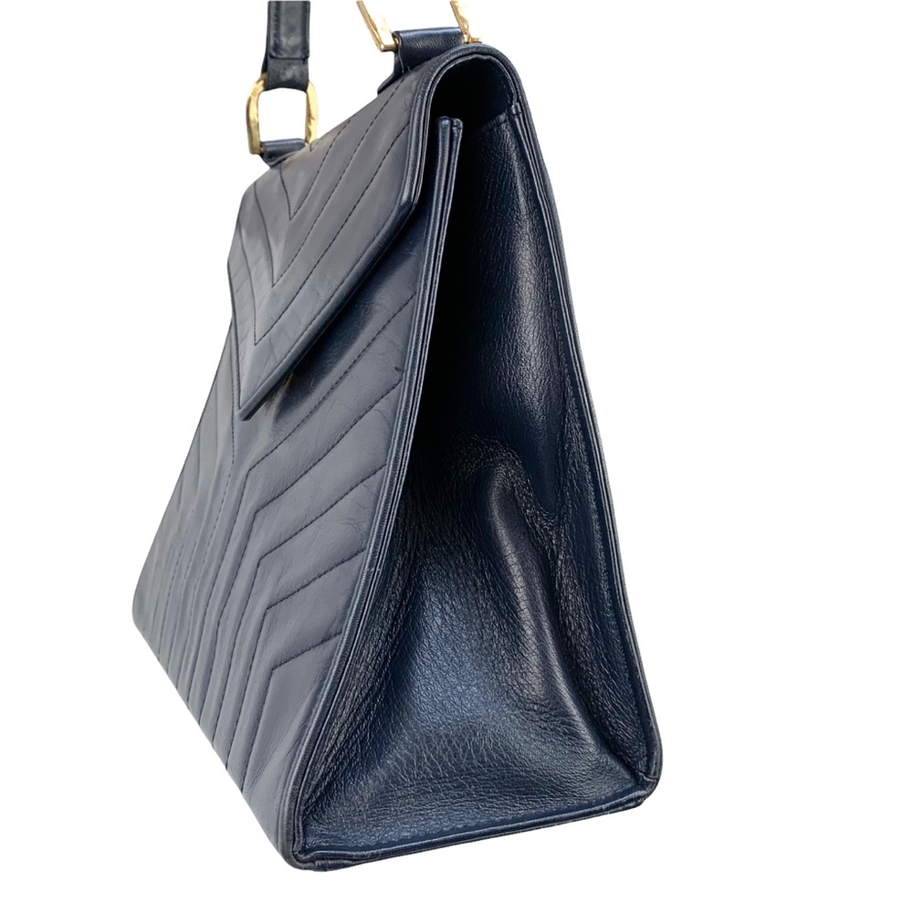YSL Vintage Y Quilted Leather Handbag - Picture 5 of 12